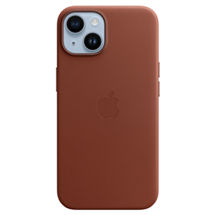 Apple iPhone 14 Leather Case with MagSafe, pruun - Nahkümbris MPP73ZM/A