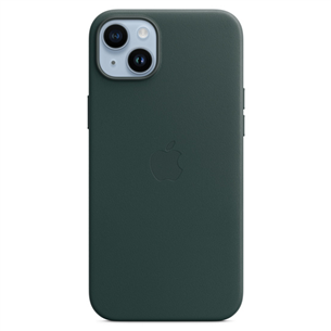 Apple iPhone 14 Plus Leather Case with MagSafe, tumeroheline - Nahkümbris MPPA3ZM/A