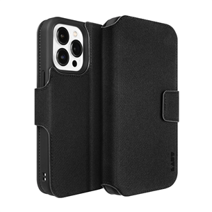 LAUT URBAN FOLIO, iPhone 14 Pro, black - Smartphone case L-IP22B-UF-BK