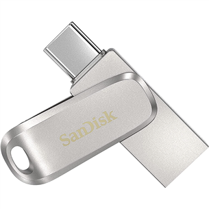 SanDisk Ultra Dual Drive Luxe, USB-A, USB-C, 512 GB - Mälupulk SDDDC4-512G-G46