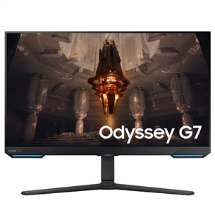 Samsung Odyssey G7, 32'', UHD, LED IPS, 144 Hz, must - Monitor LS32BG700EUXEN