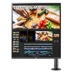 LG DualUp MQ780, 28'', SDQHD, Nano IPS, USB-C, black - Monitor 28MQ780-B