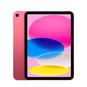 Apple iPad 10,9" (2022), 256 GB, WiFi, roosa - Tahvelarvuti MPQC3HC/A