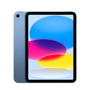 Apple iPad 10,9" (2022), 64 GB, WiFi + LTE, sinine - Tahvelarvuti MQ6K3HC/A