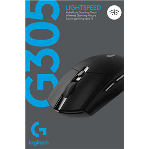 Logitech G305, black - Wireless Optical Mouse, 910-005283