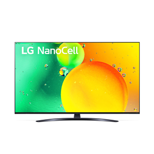 LG NANO763QA, 55", 4K UHD, LED LCD, NanoCell, central stand, black - TV 55NANO763QA.AEU