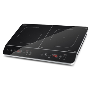 Caso Design Touch 3500, 3500 W, two cooking zones, black - Double Induction Hob 02018
