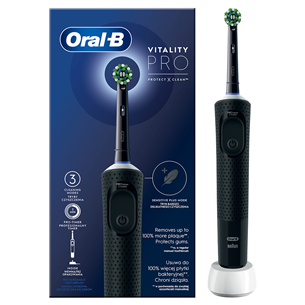 Braun Oral-B Vitality Pro, must - Elektriline hambahari D103VITALITYBLACK