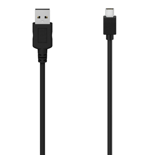 Hama Essential Line, USB-A - USB mini, kullatud ühendus, 1,5 m, must - Kaabel 00300068