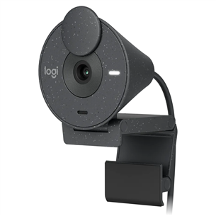Logitech Brio 300, FHD, must - Veebikaamera 960-001436