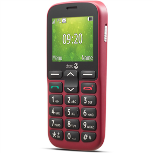 Doro 1380, punane - Mobiiltelefon