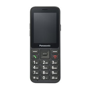 Panasonic KX-TU250, must - Mobiiltelefon KX-TU250EXB