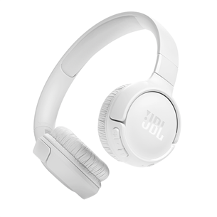 JBL Tune 520BT, valge - Kõrvapealsed juhtmevabad kõrvaklapid JBLT520BTWHTEU