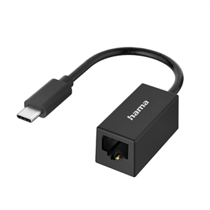 Hama Network Adapter, USB-C -> LAN, must - Adapter 00300023