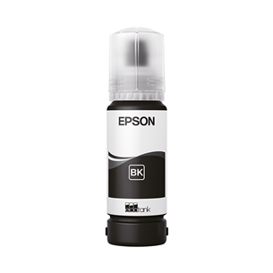 Epson 108 EcoTank, must - Tindimahuti täitepudel C13T09C14A