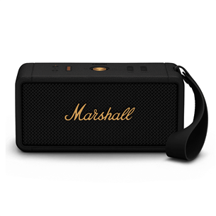 Marshall Middleton Water-Resistant Bluetooth Portable Speaker (Black &  Brass)