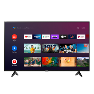 Panasonic LS500, 43'', Full HD, LED LCD, Android TV, jalad äärtes, must - Teler