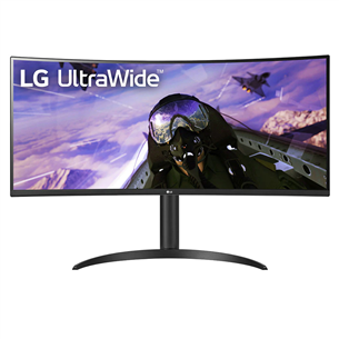LG UltraWide WP65CP, 34", nõgus, QHD, LED VA, 160 Hz, must - Monitor 34WP65CP-B
