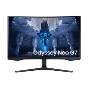 Samsung Odyssey Neo G7, 32", 165 Hz, Quantum Mini-LED, Ultra HD, nõgus, must - Monitor LS32BG750NPXEN
