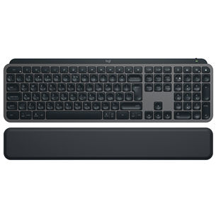 Logitech MX Keys S Plus, SWE, must - Juhtmevaba klaviatuur 920-011583