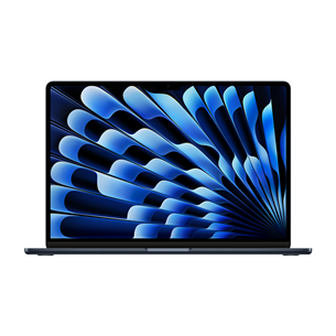 Apple MacBook Air 15" (2023), M2 8C/10C, 8 ГБ, 256 ГБ, SWE, черный - Ноутбук MQKW3KS/A