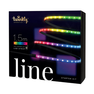 Twinkly Line Starter Kit, 1,5m, must - LED riba TWL100STW-BEU