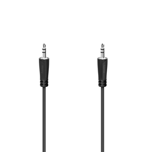 Hama Audio Cable, 3.5mm - 3.5mm, 3 m, must - Kaabel 00205115