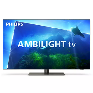 Philips OLED818, 48", OLED, Ultra HD, центральная подставка, серый - Телевизор 48OLED818/12