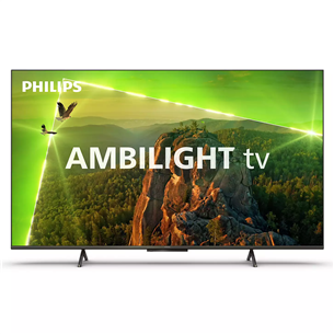 Philips PUS8118, 65'', Ultra HD, LED LCD, feet stand, black - TV 65PUS8118/12