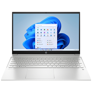 HP Pavilion Laptop 15-eh3000, 15,6'', FHD, Ryzen 5, 16 ГБ, 512 ГБ, SWE, серебристый - Ноутбук 8B294EA#UUW