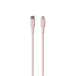 Puro SOFT, USB-C, Lightning, 1,5 m, roosa - Kaabel PUCAPLTUSBCICONROSE