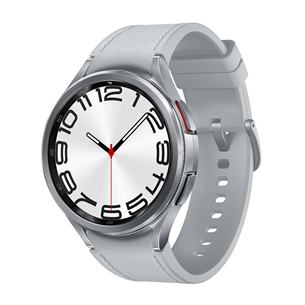 Samsung Watch6 Classic, 47 mm, LTE, hõbedane - Nutikell SM-R965FZSAEUE
