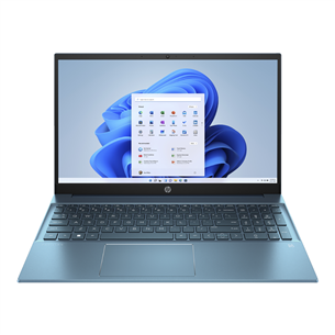 HP Pavilion Laptop 15-eh3006no, 15.6'', FHD, Ryzen 7, 16 GB, 1 TB, SWE, türkiissinine - Sülearvuti 8B290EA#UUW