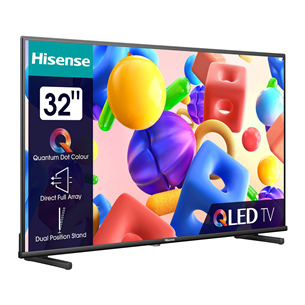 Hisense A5KQ, 32", Full HD, QLED, черный - Телевизор 32A5KQ
