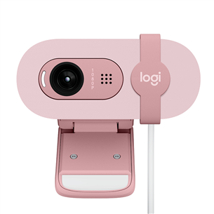 Logitech Brio 100, FHD, roosa - Veebikaamera 960-001623