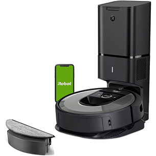 iRobot Roomba Combo® i8+, сухая и влажная уборка, черный - Робот-пылесос COMBOI8578PLUS