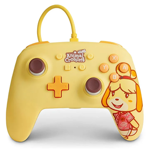 PowerA Enhanced, Animal Crossing: Isabelle, Nintendo Switch - Controller 617885026850