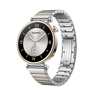 Huawei Watch GT4, 41 mm, roostevaba teras - Nutikell 55020BHY
