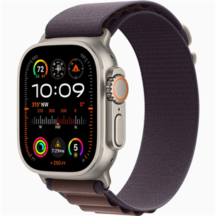 Apple Watch Ultra 2, 49 mm, Alpine Loop, Small, tumelilla - Nutikell MRER3EL/A