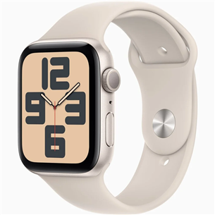 Apple Watch SE 2, GPS, Sport Band, 44 mm, M/L, beež - Nutikell MRE53ET/A