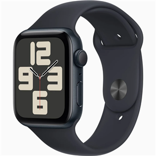Apple Watch SE 2, GPS, Sport Band, 44 mm, M/L, tumehall - Nutikell MRE93ET/A