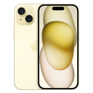 Apple iPhone 15, 256 GB, kollane - Nutitelefon MTP83PX/A