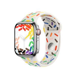 Apple Watch 41 мм, Sport Band, Pride Edition, M/L - Ремешок для часов