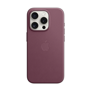 Apple FineWoven Case with MagSafe, iPhone 15 Pro, lilla - Ümbris MT4L3ZM/A