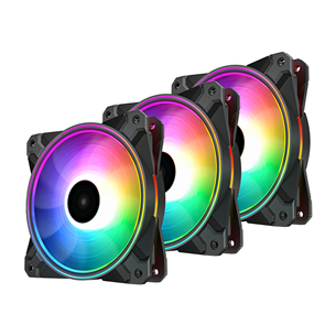Deepcool CF120, 3 in 1, RGB LED - Ventilaator DP-F12-AR-CF120P-3P