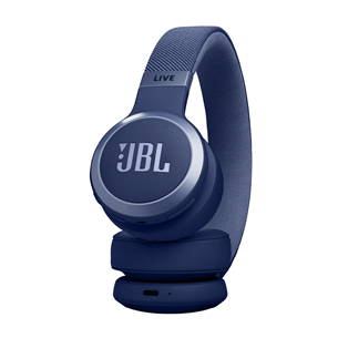 JBL Live 670NC, | Wireless blue headphones, Euronics adaptive JBLLIVE670NCBLU on-ear noise-cancelling, 