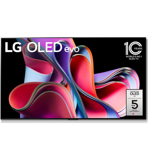 LG evo G3, 83", OLED, Ultra HD, серый - Телевизор OLED83G33LA.AEU