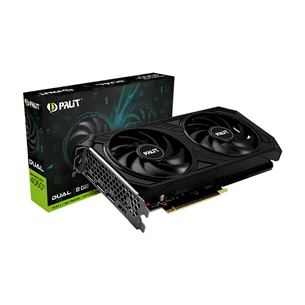 Palit NVIDIA GeForce RTX 4060Ti, 8 GB, GDDR6, 128 bit - Graafikakaart NE6406T019P1-1060D