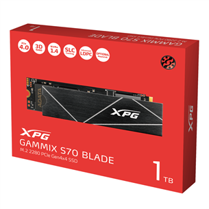 Adata XPG Gammix S70 Blade, 1 TB, M.2 PCIe Gen4, black - SSD