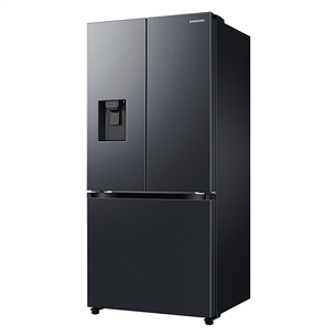 Samsung, French Door, NoFrost, 495 л, высота 178 см, черный - SBS-холодильник
